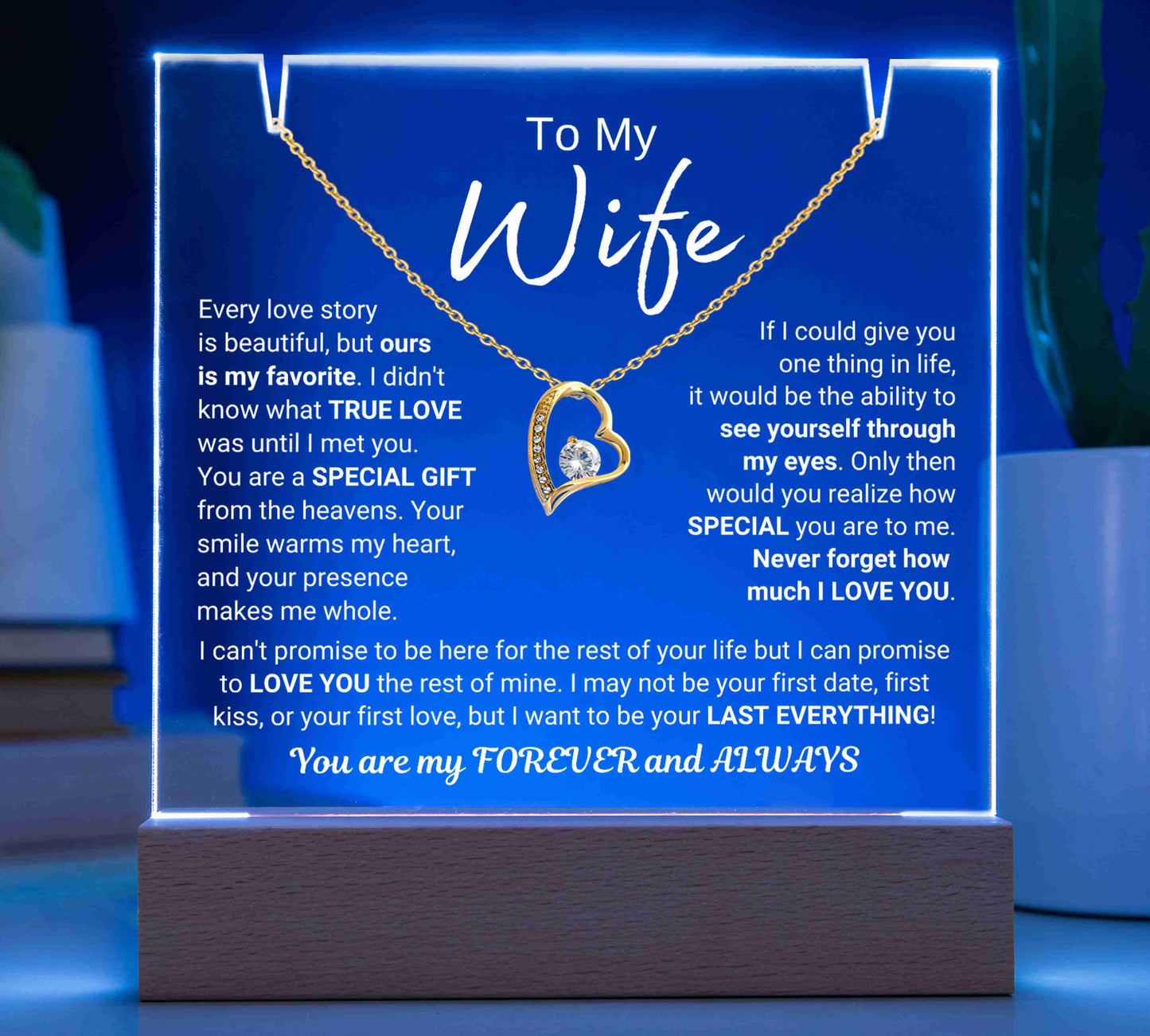 To My Wife - How Much You Mean To Me