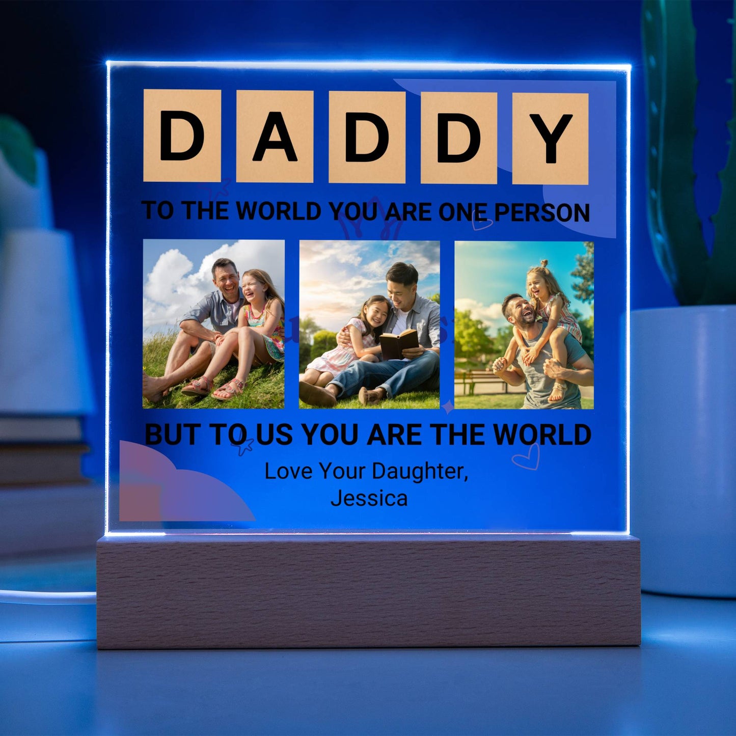Customized Dad Gifts - To My Amazing Dad, How Much You Mean To Me