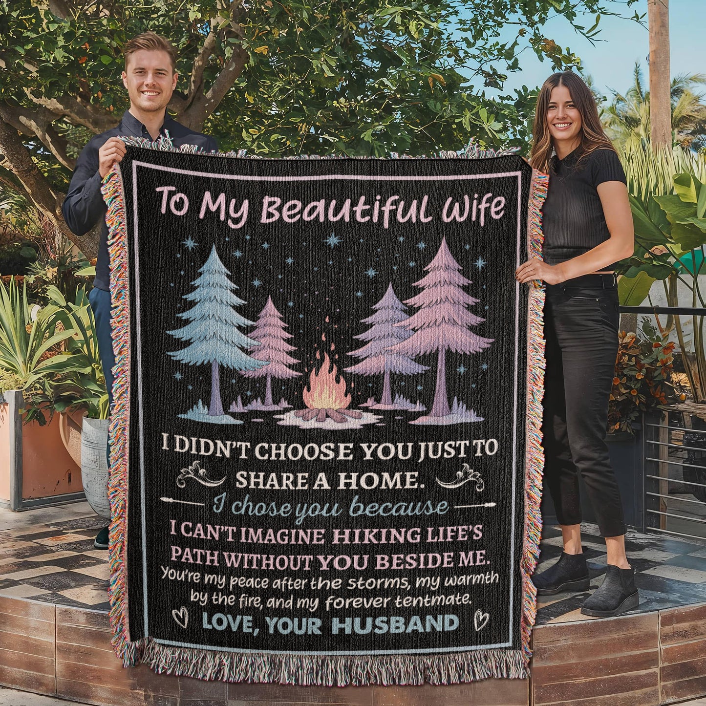 To My Beautiful Wife – You’re My Peace, My Fire, My Forever Tentmate 💕