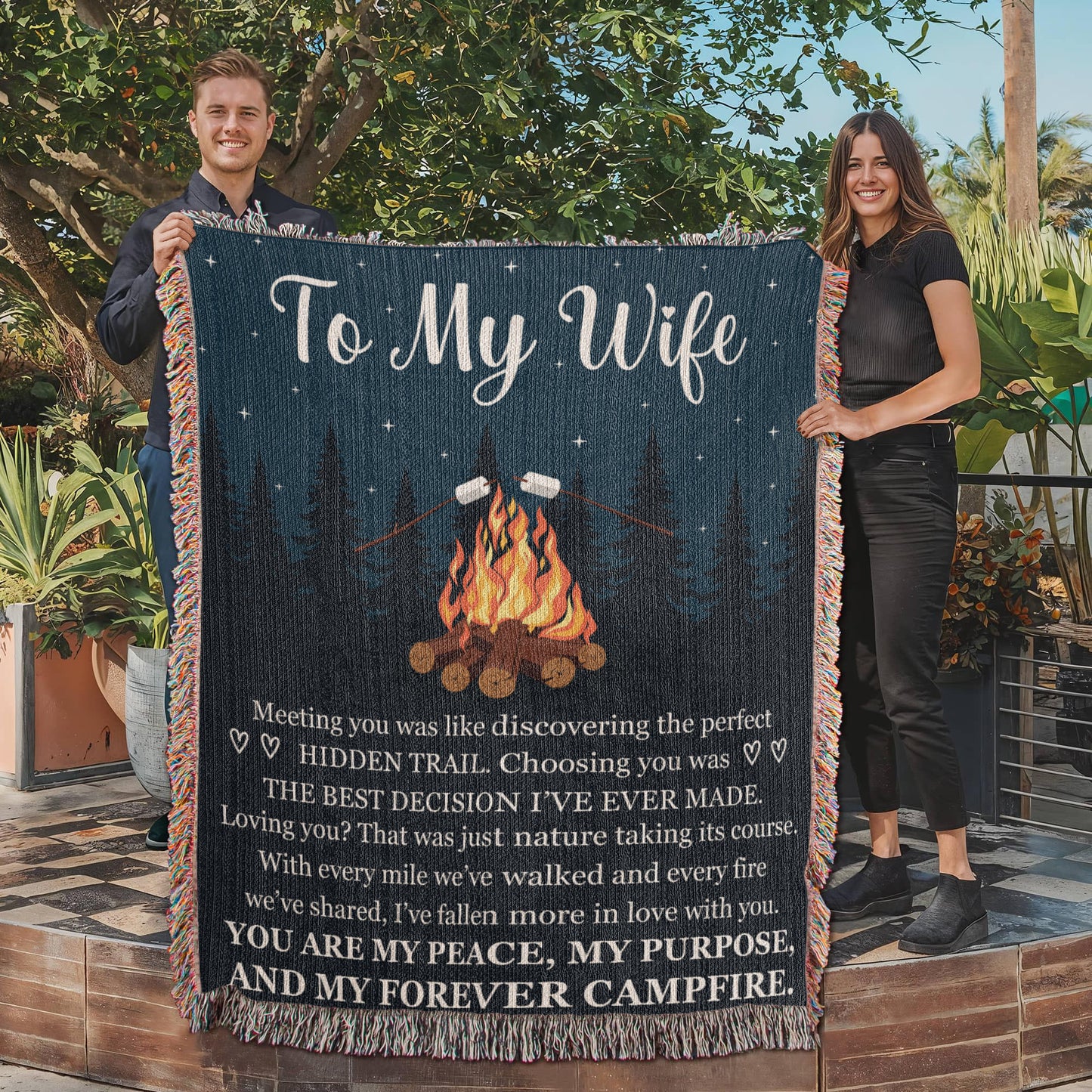 To My Wife – You Are My Peace, My Purpose, My Forever Campfire 🔥