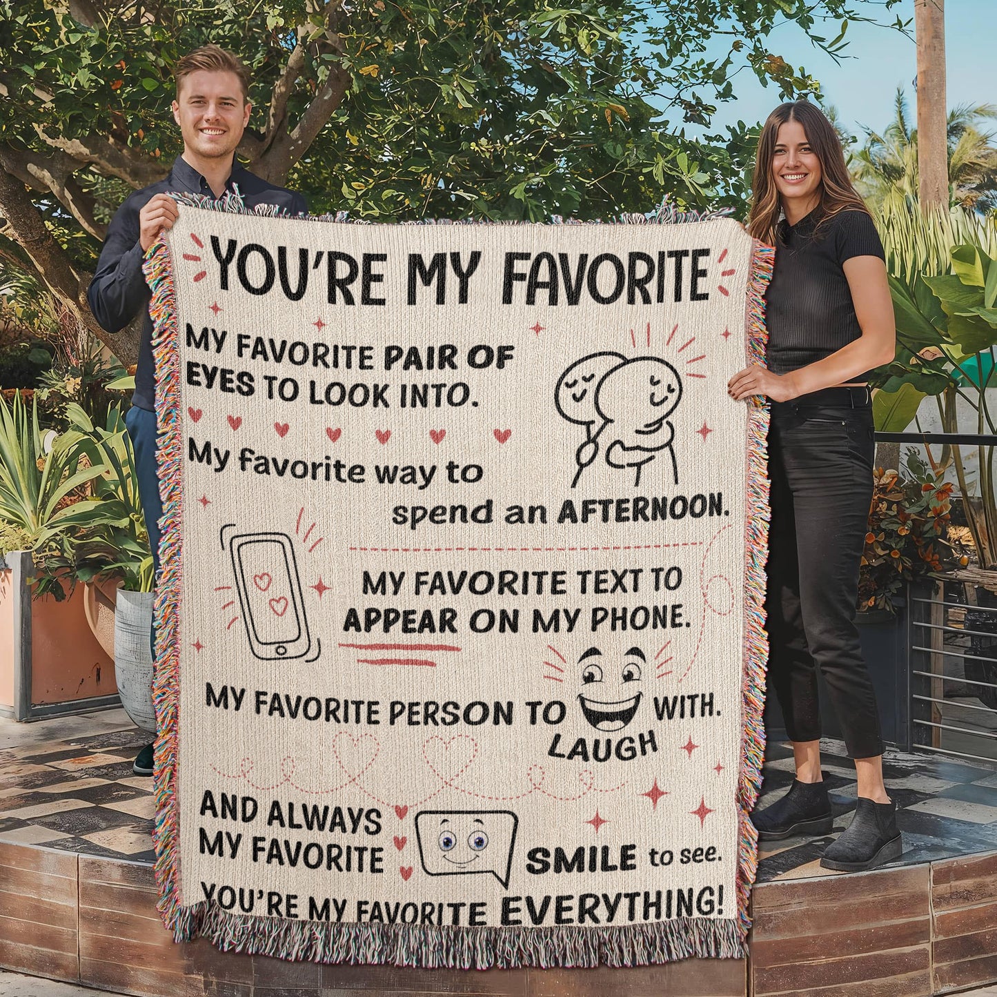 You’re My Favorite – Cute & Cozy Romantic Blanket ❤️