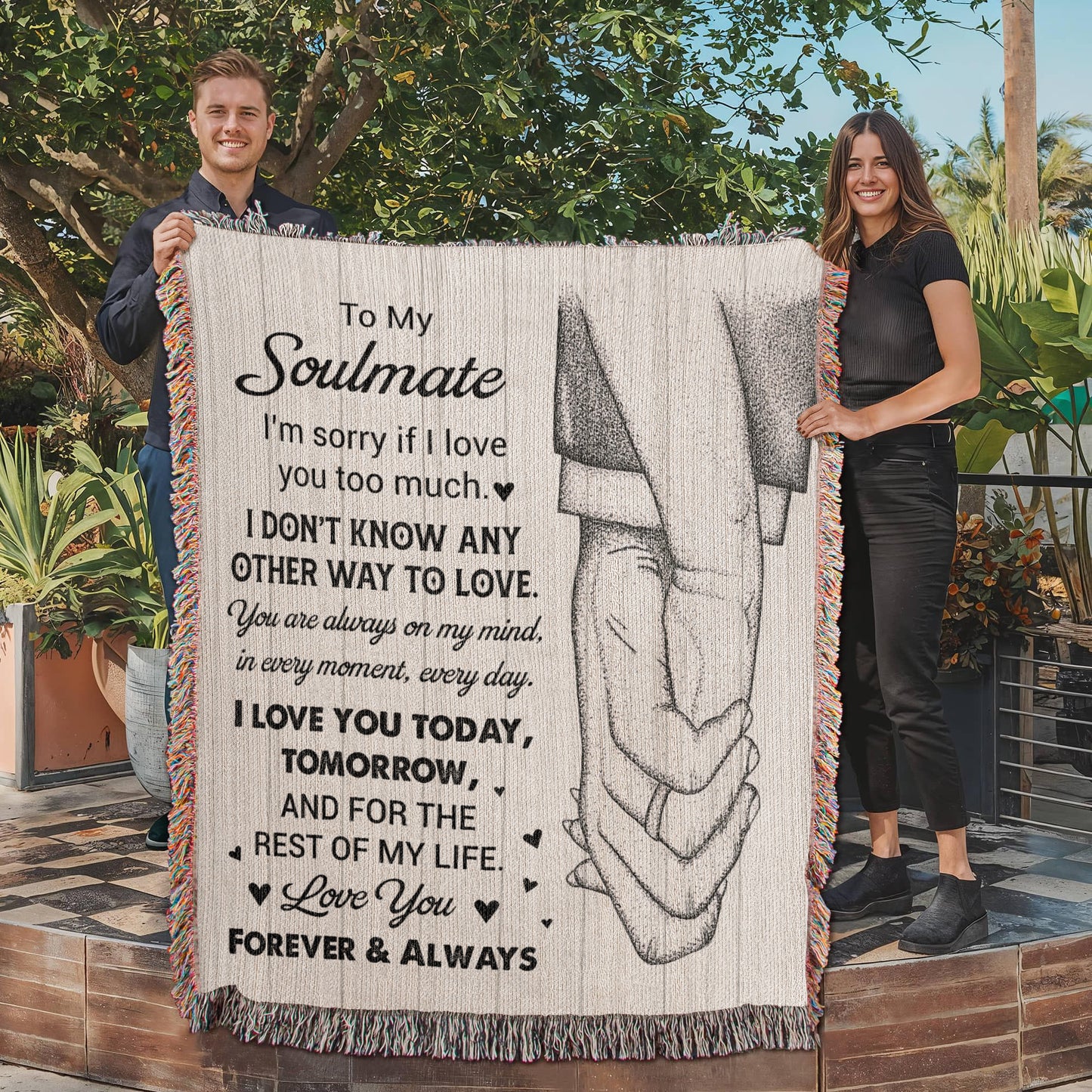 Forever & Always – Soulmate Love Gift Blanket
