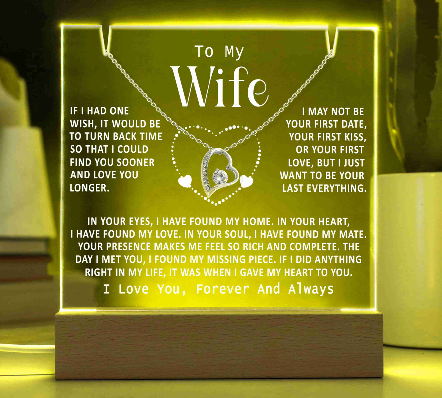 To My Wife - How Much You Mean To Me