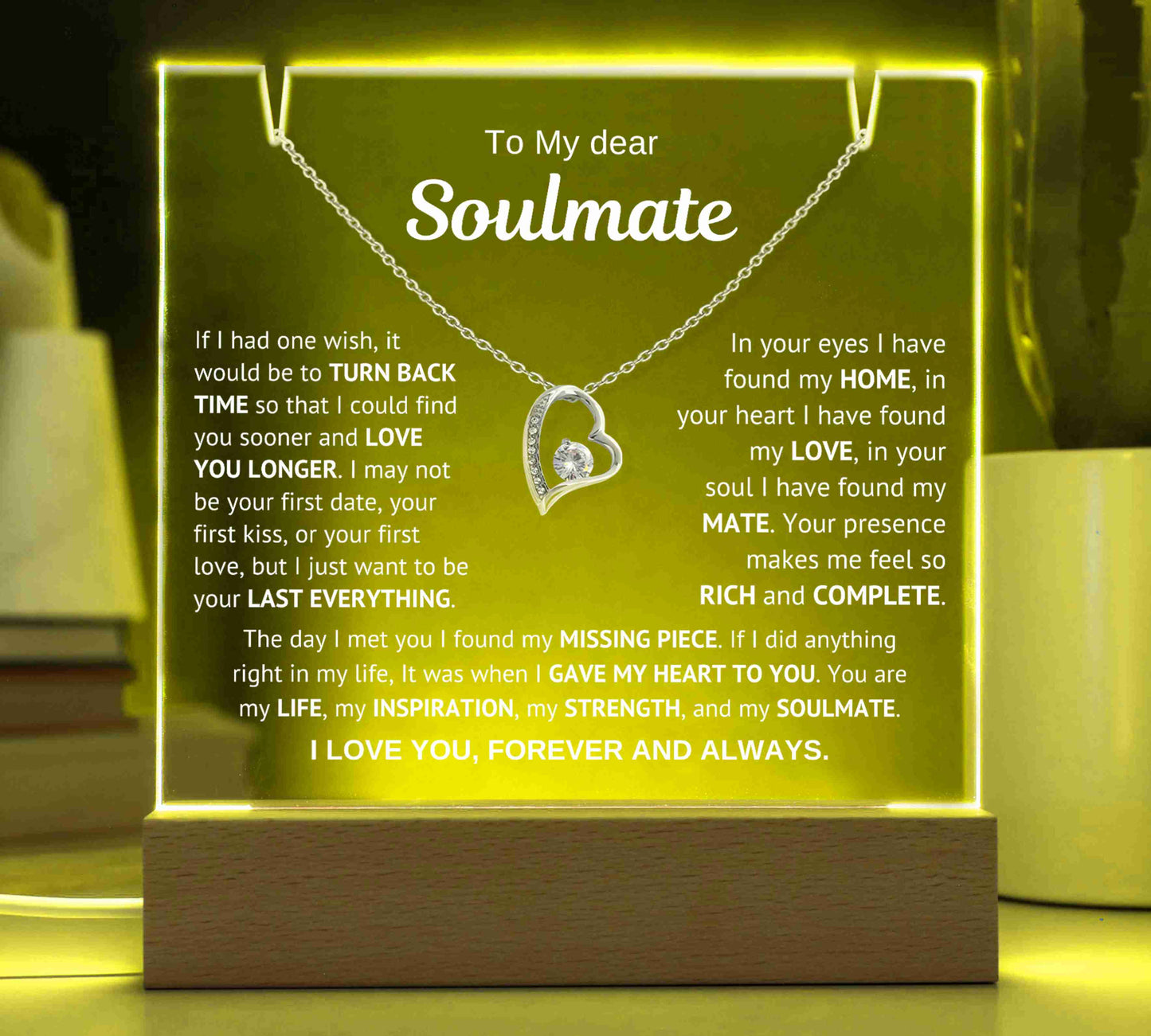 To My Gorgeous Soulmate - How Much You Mean To Me