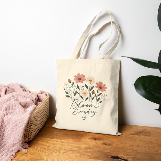 Floral 'Bloom Everyday' Cotton Tote