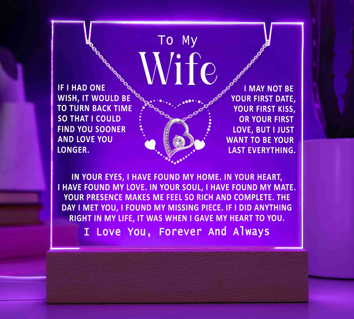 To My Wife - How Much You Mean To Me