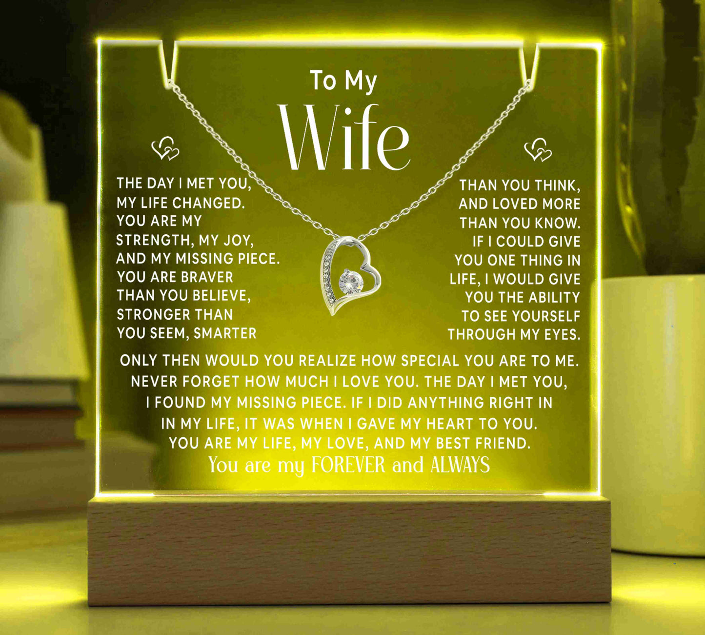 To My Wife - How Much You Mean To Me