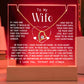 To My Wife - How Much You Mean To Me (Keepsake Acrylic Bundle)