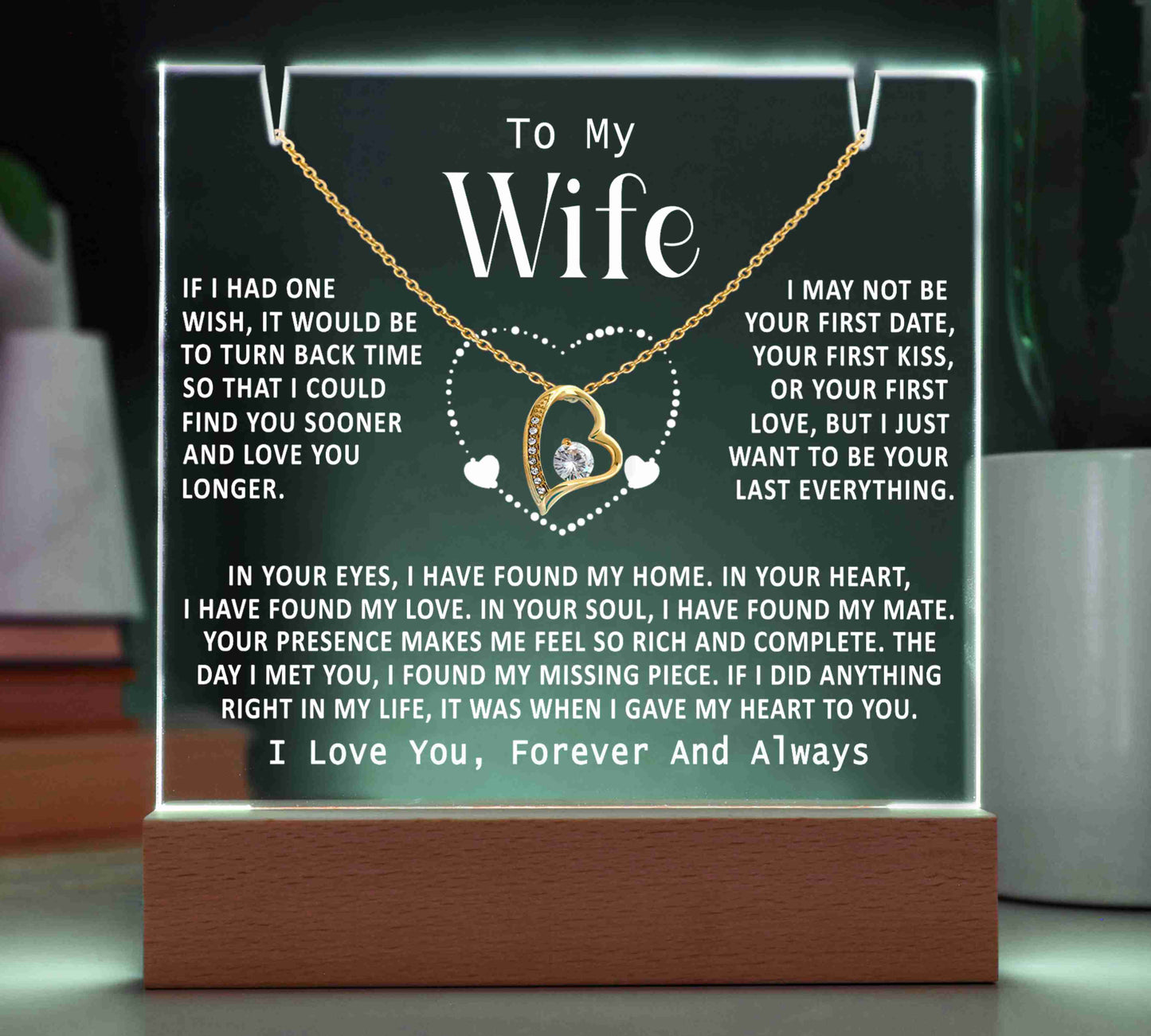 To My Wife - How Much You Mean To Me