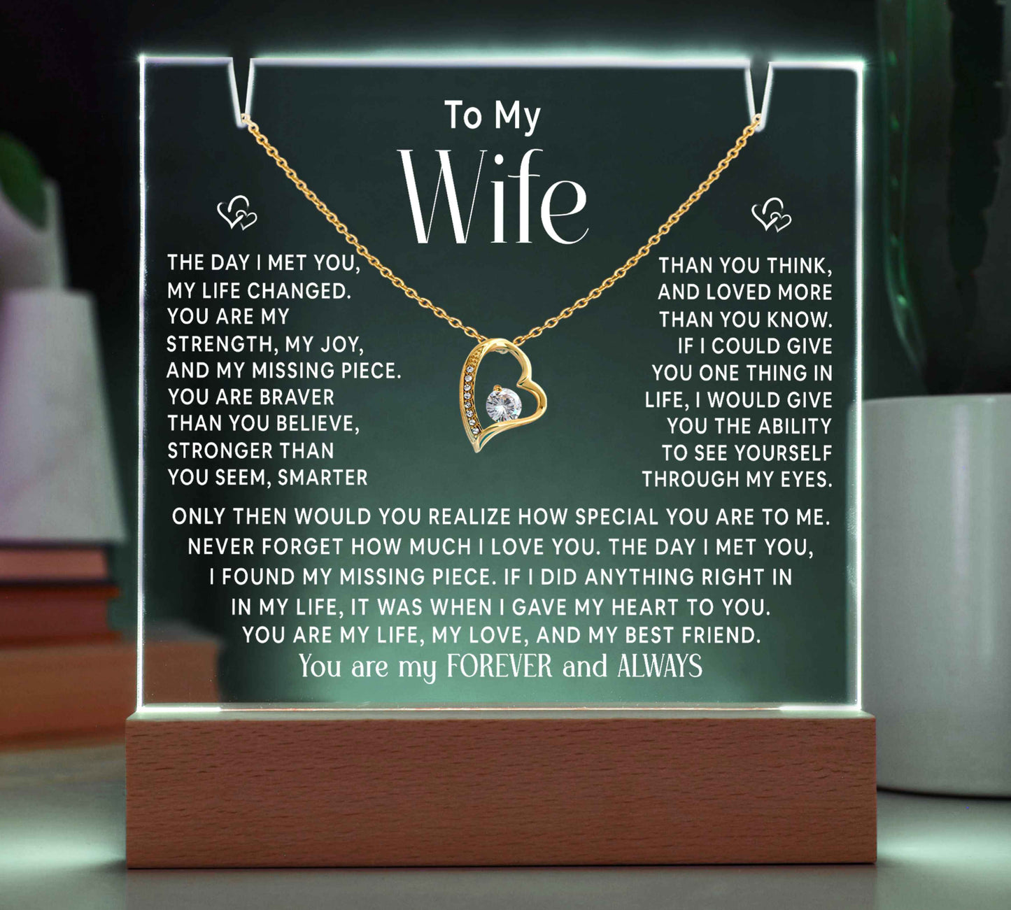 To My Wife - How Much You Mean To Me