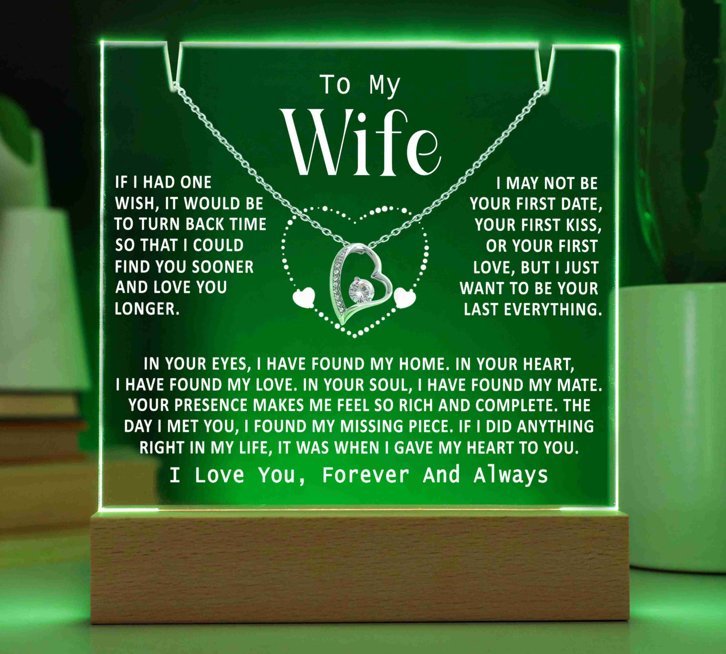 To My Wife - How Much You Mean To Me