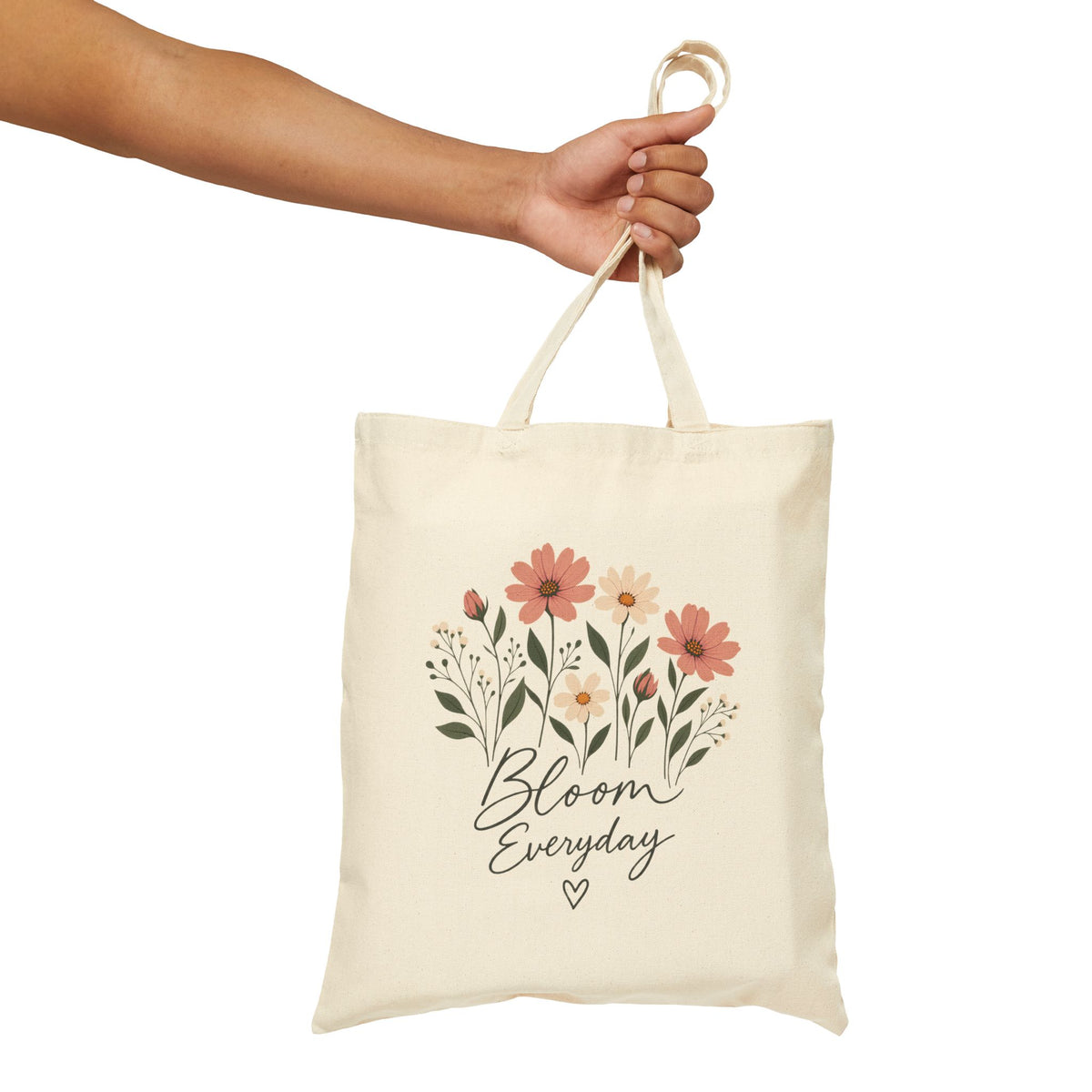 Floral 'Bloom Everyday' Cotton Tote