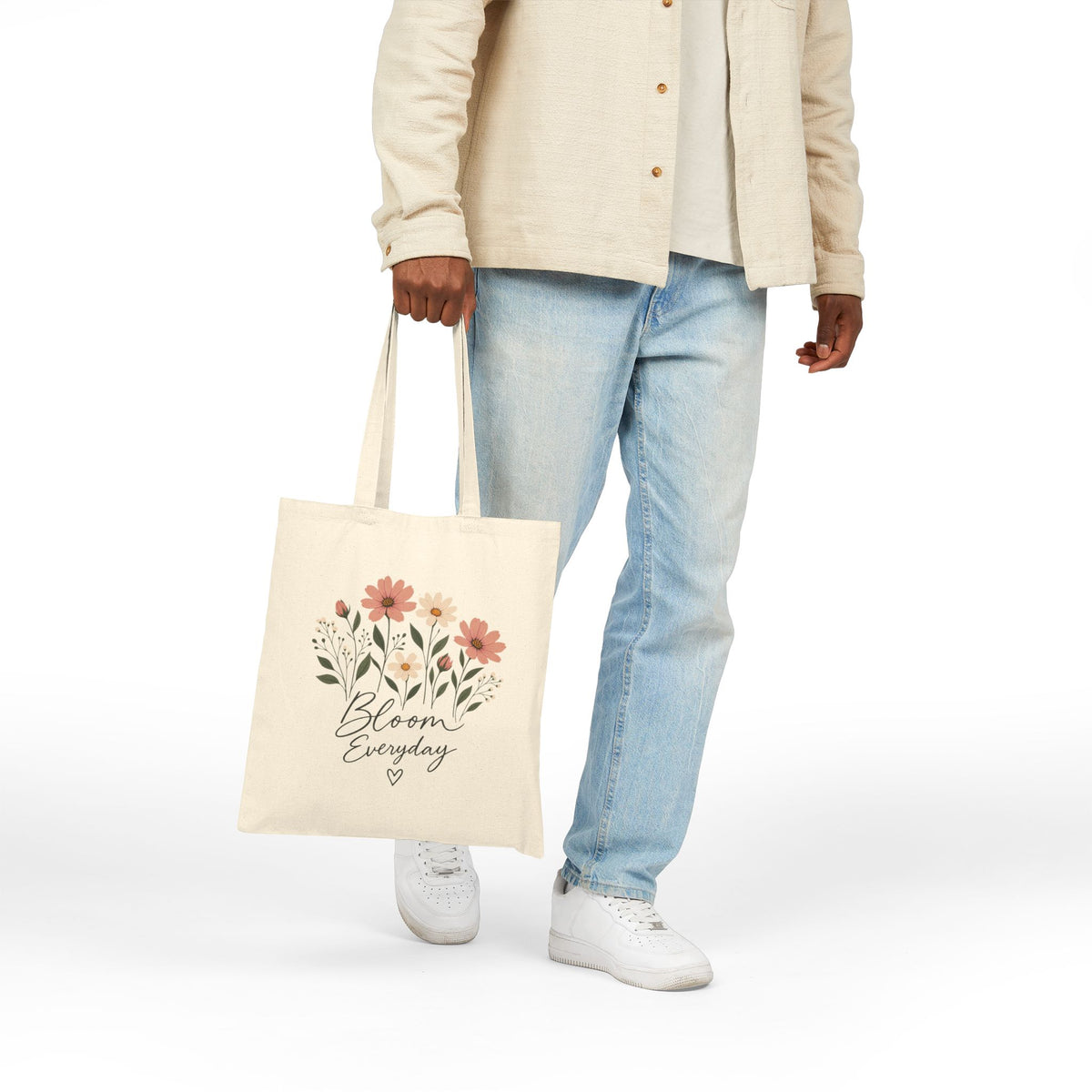 Floral 'Bloom Everyday' Cotton Tote