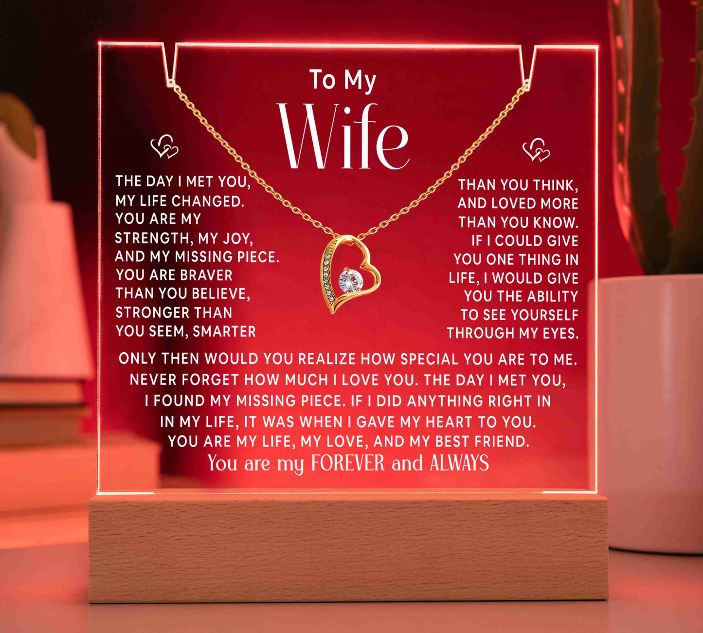 To My Wife - How Much You Mean To Me