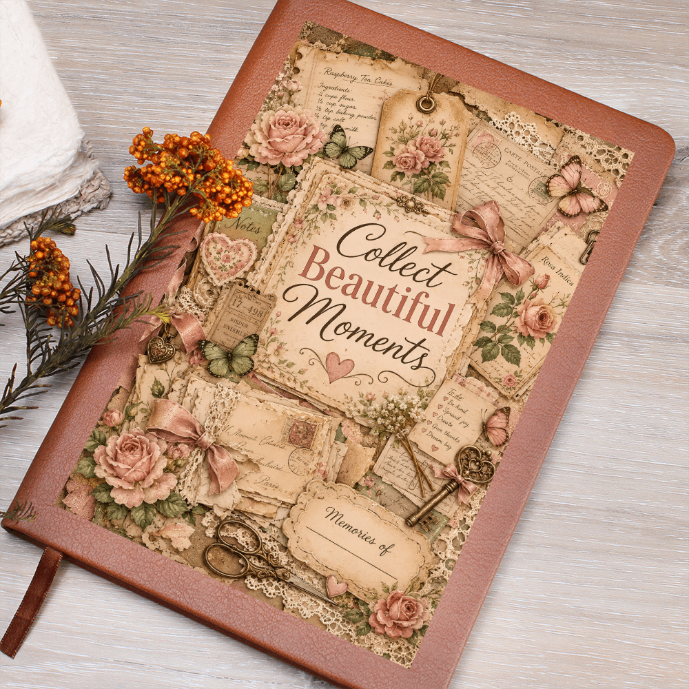 Stories Never Truly Fade Graphic Journal with Gift Wrap Bundle + Personalized Note