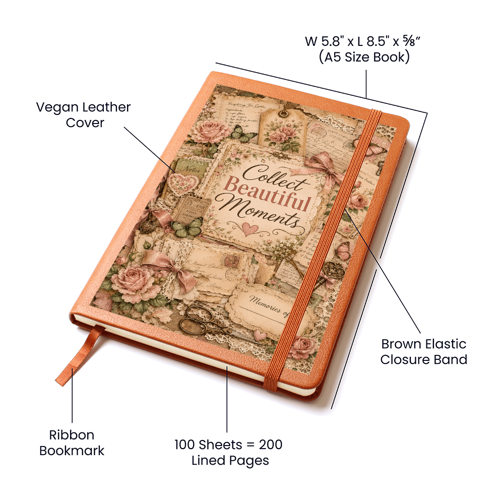 Stories Never Truly Fade Graphic Journal with Gift Wrap Bundle + Personalized Note