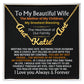 multiple name necklace for wife