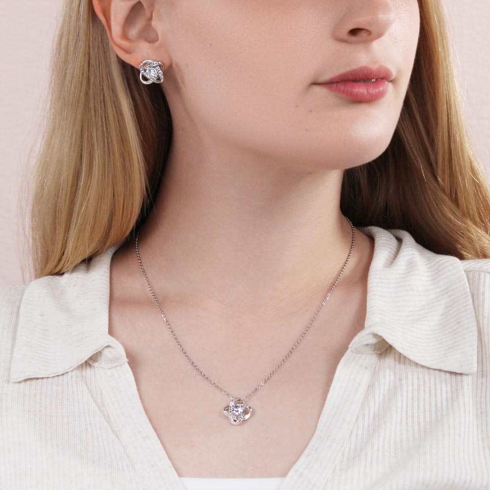 To My Beautiful Wife — The Mother of My Children, My Greatest Blessing ❤️ (Necklace + Free Matching Earrings)