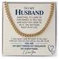 My Everything Husband Chain – A Heartfelt Gift