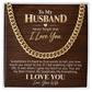 Cuban Link Chain Gift for Husband — My Best Friend, My Soulmate