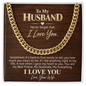 Husband Gift Chain – My Best Friend, My Soulmate