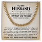 Husband Hand in Hand Forever Love Gift Chain