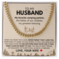 To My Husband — My Favorite Camping Partner, My Greatest Blessing (Cuban Link Chain)