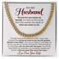 Love Without Bounds – Husband Gift Chain From Wife