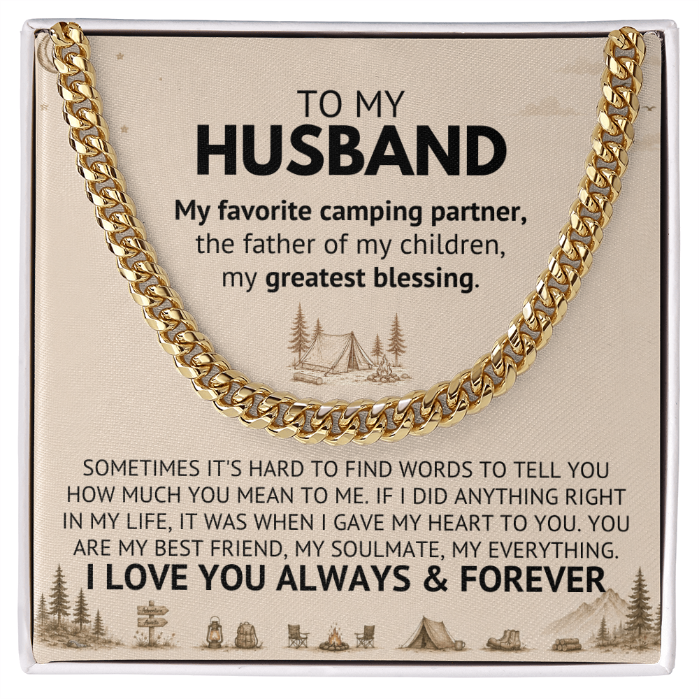 To My Husband — My Favorite Camping Partner, My Greatest Blessing ❤️