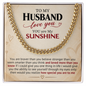 My Sunshine Husband Chain – A Gift of Love