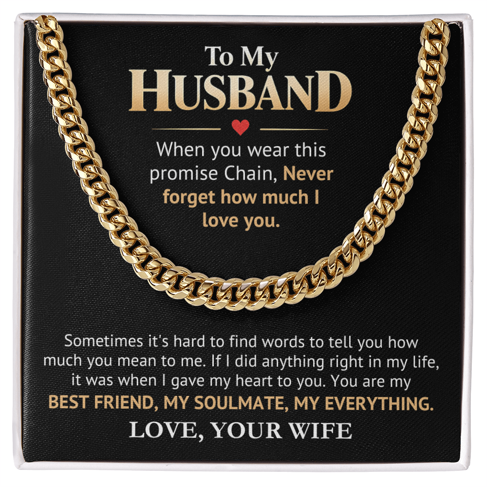 Promise Chain for Husband – A Forever Love Gift