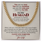 You Are My Sunshine – Husband Love Gift Chain