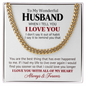 Wonderful Husband Gift Chain – Love You Longer