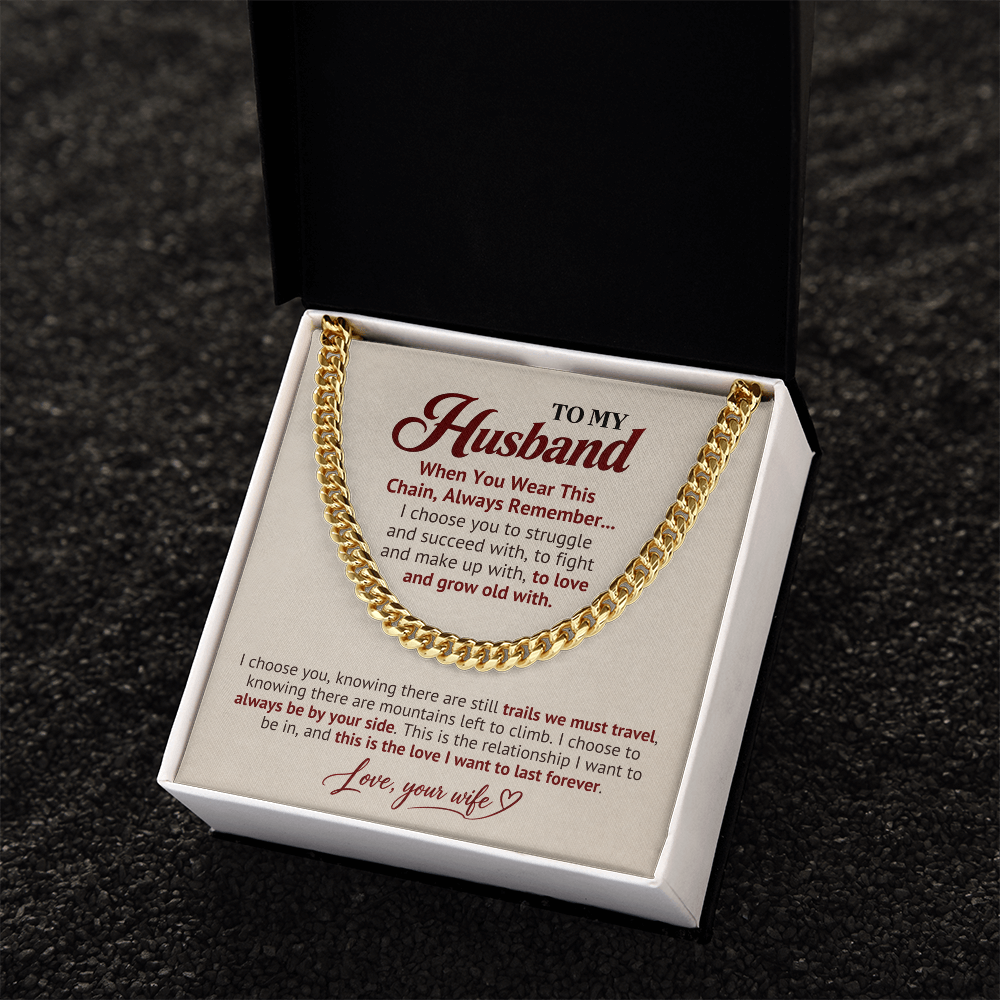 I Gave My Heart to You – Husband Gift Chain