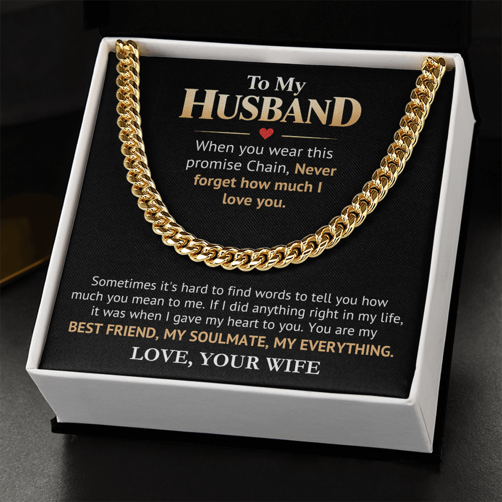Promise Chain for Husband – A Forever Love Gift