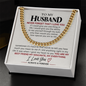 Never Forget I Love You – Husband Gift Chain