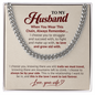 I Gave My Heart to You – Husband Gift Chain