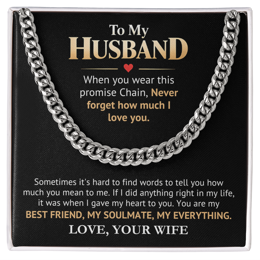 Promise Chain for Husband – A Forever Love Gift