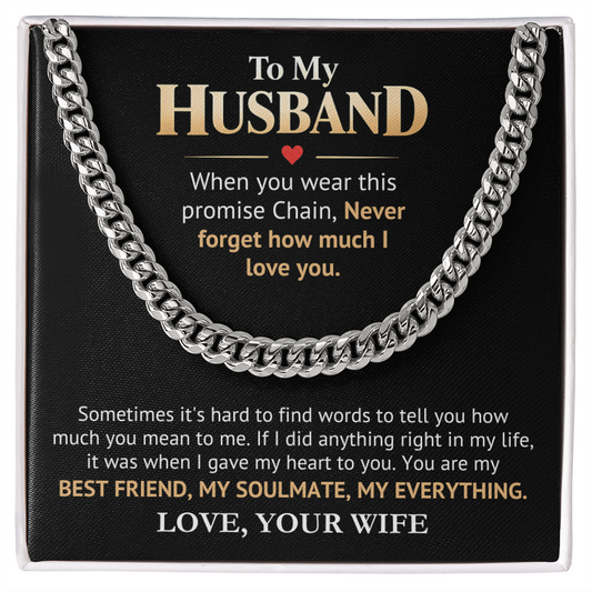 Promise Chain for Husband – A Forever Love Gift