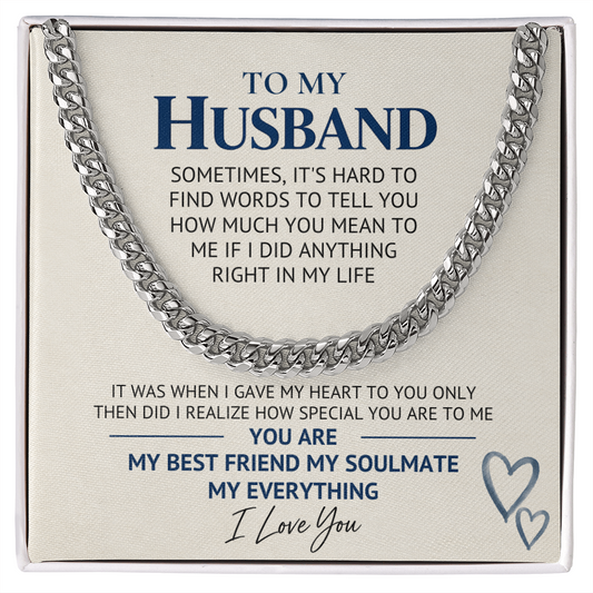 My Everything Husband Chain – A Heartfelt Gift