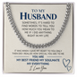My Everything Husband Chain – A Heartfelt Gift