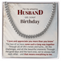 Amazing Husband Birthday Gift Chain – Our Journey Together