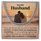 Husband Forever Love Chain – My Heart's Gift