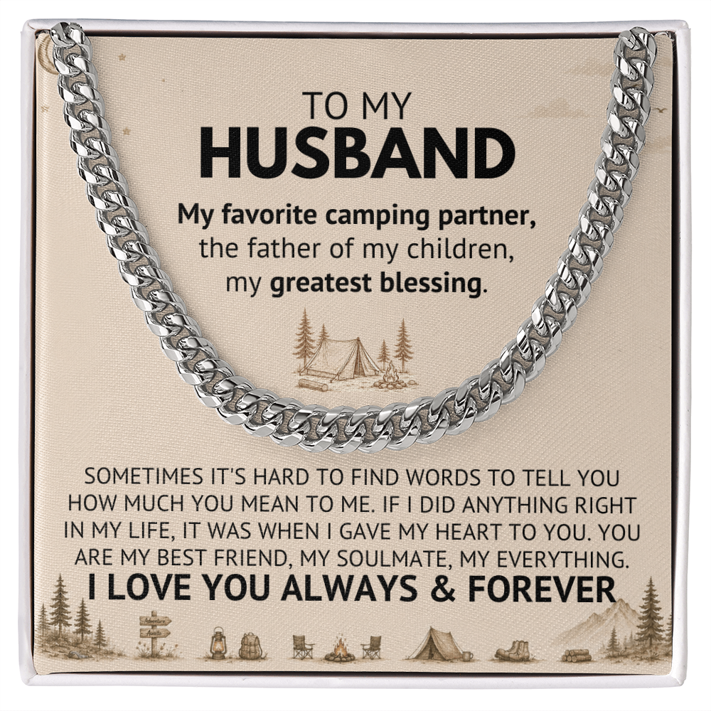 To My Husband — My Favorite Camping Partner, My Greatest Blessing ❤️