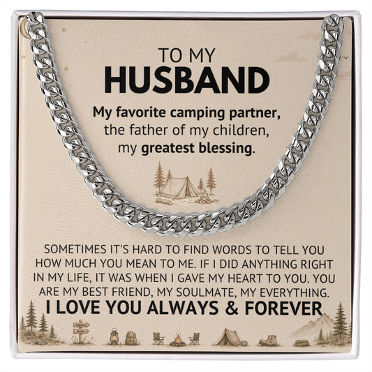 To My Husband — My Favorite Camping Partner, My Greatest Blessing ❤️