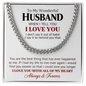 Wonderful Husband Gift Chain – Love You Longer