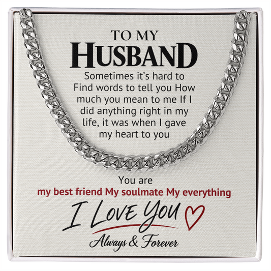 Gift Chain for Husband – My Forever Soulmate
