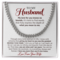 Love Without Bounds – Husband Gift Chain From Wife
