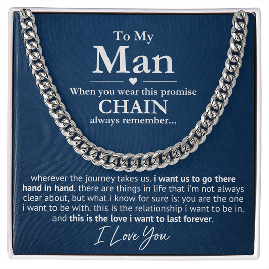 Promise Chain Gift for My Man – Forever Love