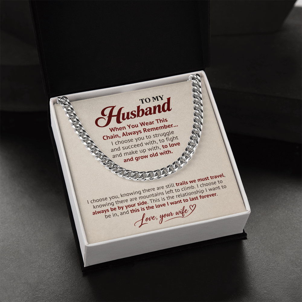 I Gave My Heart to You – Husband Gift Chain